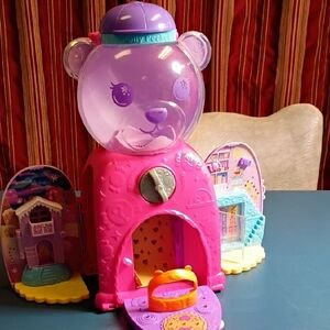 Polly Pocket Bear Gumball Playset - Pink and Purple